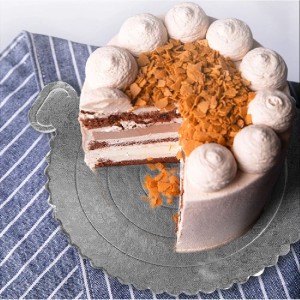 Vienkartinis padėklas tortui D20 cm (mix) Algon BA01043177591