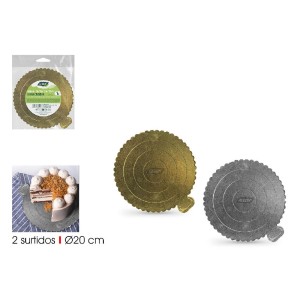 Vienkartinis padėklas tortui D20 cm (mix) Algon BA01043177591