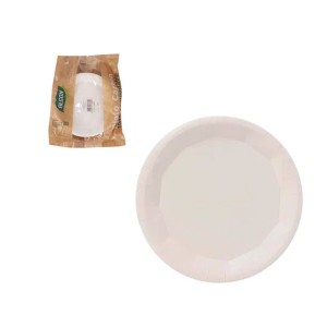 Lėkštės vienkartinės BIO kompostuojamos D17 cm 20 vnt Algon BA01054076862