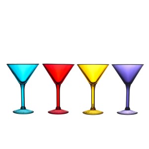 Taurė kokteiliams plastikinė 240 ml Home Deco KA0788