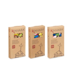 Smeigtukai mediniai sumuštiniams 30 vnt 12,5 cm (mix - spalvoti) Kinvara 47527