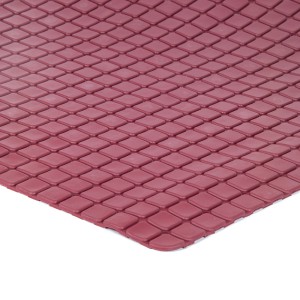 Kilimėlis vonios neslystantis 55x55 cm bordo Urban Living 24633