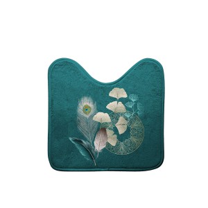 Tualeto kilimėlis 45x45 cm mikropluoštas GINKOBLUE douceur d'intérieur