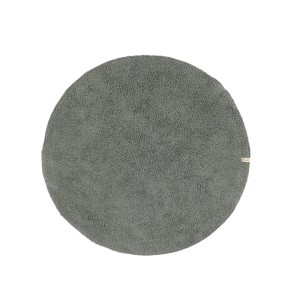 Kilimėlis vonios kambariui D90 cm medvilninis, žalsvos sp. Fanni K 640067