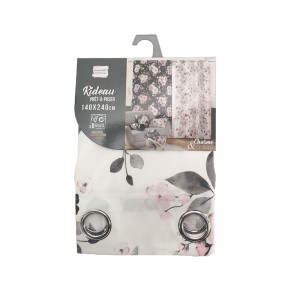 Užuolaida 140x240 cm poliesteris VELVET FLOWER douceur d'intérieur