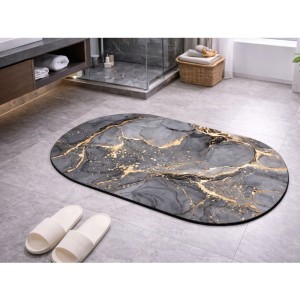 Kilimėlis vonios kambariui 40x60 cm ovalus 27687