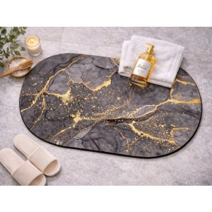 Kilimėlis vonios kambariui 40x60 cm ovalus 27687