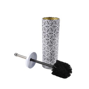 Šepetys klozeto su dėklu D9,4xH38,5 cm metalinis JUNGLE douceur d'intérieur
