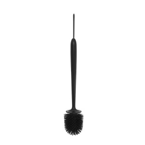 Šepetys klozeto su dėklu D12,5xH44 cm juodas, plastikinis Nord Clean 607566