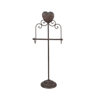 Laikiklis metalinis WC popieriui 21x14x62 cm