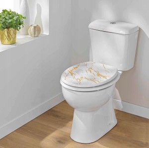 Dangtis unitazo 46,5x37,5 cm MDF AQUAMARBRE douceur d'intérieur