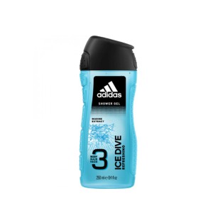 Dušo želė 3in1 250 ml Ice Dive refreshing Adidas 5191
