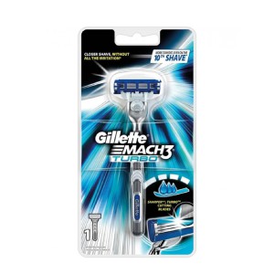 Skustuvas su galvute Mach3 turbo Gillette 3520