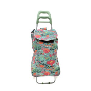 Krepšys pirkiniams su ratukais 35,5x22x96 cm 36 l Lux Floral Estia 04-3357