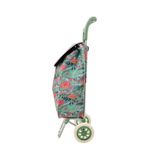 Krepšys pirkiniams su ratukais 35,5x22x96 cm 36 l Lux Floral Estia 04-3357