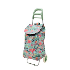 Krepšys pirkiniams su ratukais 35,5x22x96 cm 36 l Lux Floral Estia 04-3357