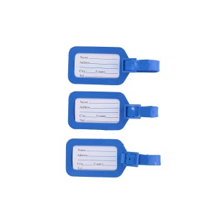 Kortelės kelioniniam bagažui/lagaminui 3 vnt. 8,6x5x0,5cm DUNLOP 871125210387