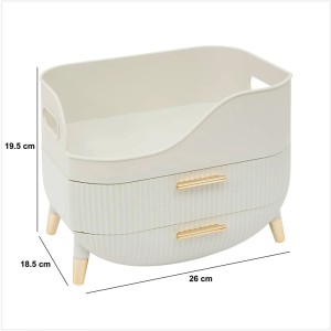 Dėžutė plastikinė kosmetikai 26x18,5x19,5 cm 5Five 213366