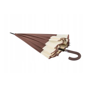 Skėtis automatinis ilgas neslystanti rankena D108 cm H93 cm XXL rudas 25016_BR