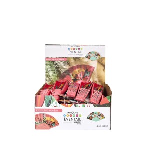 Vėduoklė plastikas/poliesteris 42x2x23 cm VO0055