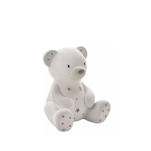 Taupyklė Meškiukas balta 12x11x9 cm CG1111W  Bambino Widdop