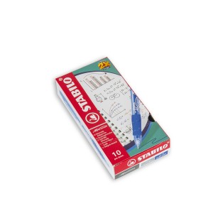 Tušinukas 0,38 mm mėlynas "Marathon" STABILO (10)