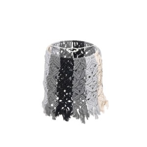 Nėrimo virvelė Macrame 250 g 75 m 3 mm (vąšelio/virbalų dydis 4-6) juoda Kehra