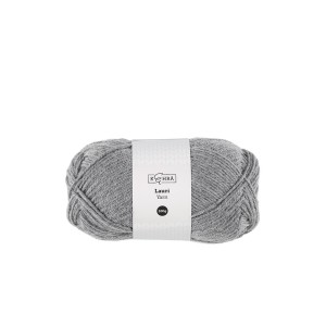 Siūlai 100 g 75% vilna, 25% poliamidas pilkos sp. Kehra 245202