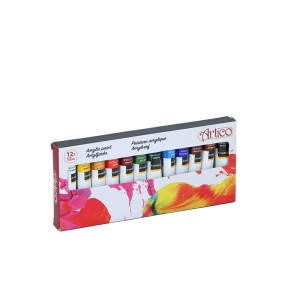 Akriliniai dažai 12 vnt. x12 ml ARTICO 871125239940