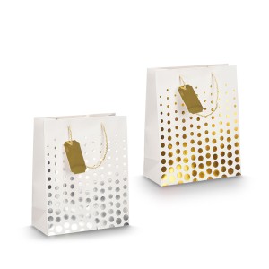 Dovanų maišelis Taškeliai (mix) 12x26x32 cm Pincello 10315