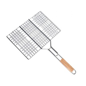 Grotelės kepimui BBQ 550x350x20 mm 871125229112