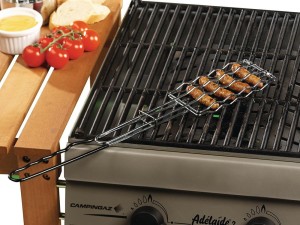 Grotelės dešrelių kepimui 44 cm BBQ ALPINA 871125229068