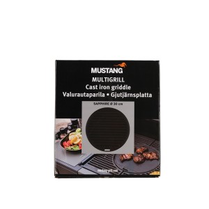 Ketaus kepimo plokštė griliui D30 cm MUSTANG 325433