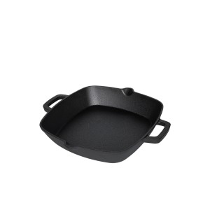 Keptuvė ketaus 26x26 cm su rankenėlėmis MUSTANG 641619