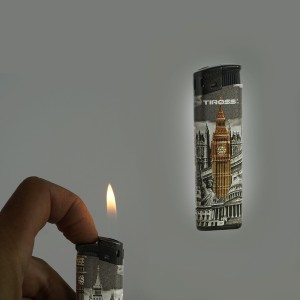 Žiebtuvėlis dujinis 81x24x10 mm PASTATAI TIROSS TS1013