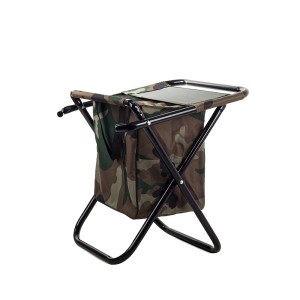 Kėdė turistinė sulankstoma su krepšiu ir atlošu 46x24,5x19,5 cm