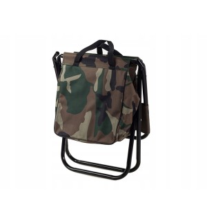 Kėdė turistinė sulankstoma su krepšiu ir atlošu 46x24,5x19,5 cm