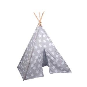 Palapinė kūginė vaikiška žaidimams 120x120x150cm EddyToys 871125215004