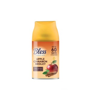 Oro gaiviklio papildymas 250 ml APPLE CINNAMON MEDLEY Bless (6/24)