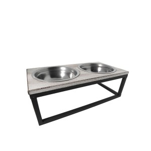 Dubenėliai gyvūnams dvigubas metalinis  2x200 ml Clayre