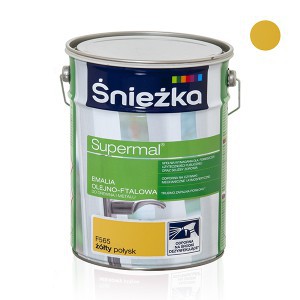 Emalė SUPERMAL geltona  5 l F565 Sniežka