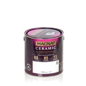Emulsija MAGNAT Ceramic C45 atspari dėmėms, plaunama, valoma 2.5 l Balta