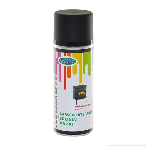 Dažai aerozoliniai karščiui atsparūs SAVEXSPRAY juodi 400 ml (12)