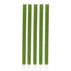 Klijų strypeliai pistoletui 11x180 mm 5 vnt. žali blizgūs HR17698
