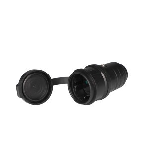 Kištukas IP44 tinka naudoti lauke/viduje 16 A / 250 V Atom 614167