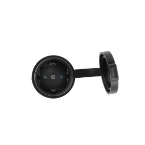 Kištukas IP44 tinka naudoti lauke/viduje 16 A / 250 V Atom 614167