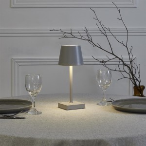 Šviestuvas stalinis liečiamas 10,5x26x10,5 cm rusvas 3AAA Home Deco LA104722