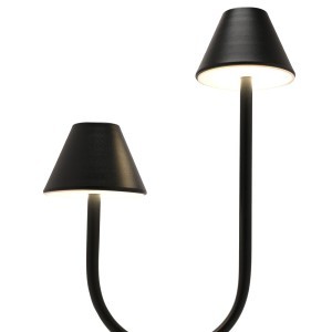 Šviestuvas liečiamas metalinis juodos spl. 33x22x12 cm HE2433 Hestia Widdop