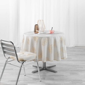 Staltiesė D180 cm aukso atspalvių, poliesteris SUNNY GOLD douceur d'intérieur