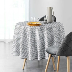 Staltiesė D180 cm pilkų atspalvių, poliesteris ARTCHIC douceur d'intérieur